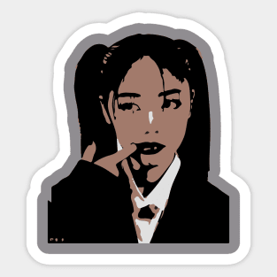 asian girl Sticker